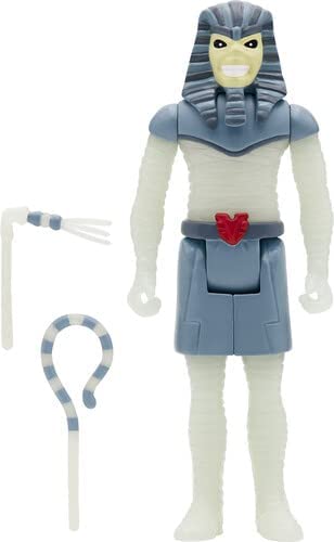 Iron Maiden Reaction Figure Glow Power Slave Pharaoh Eddie Exclusive