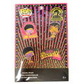 Funko Pop Jimi Hendrix Flaming Guitar 4 pack Enamel Pin Set