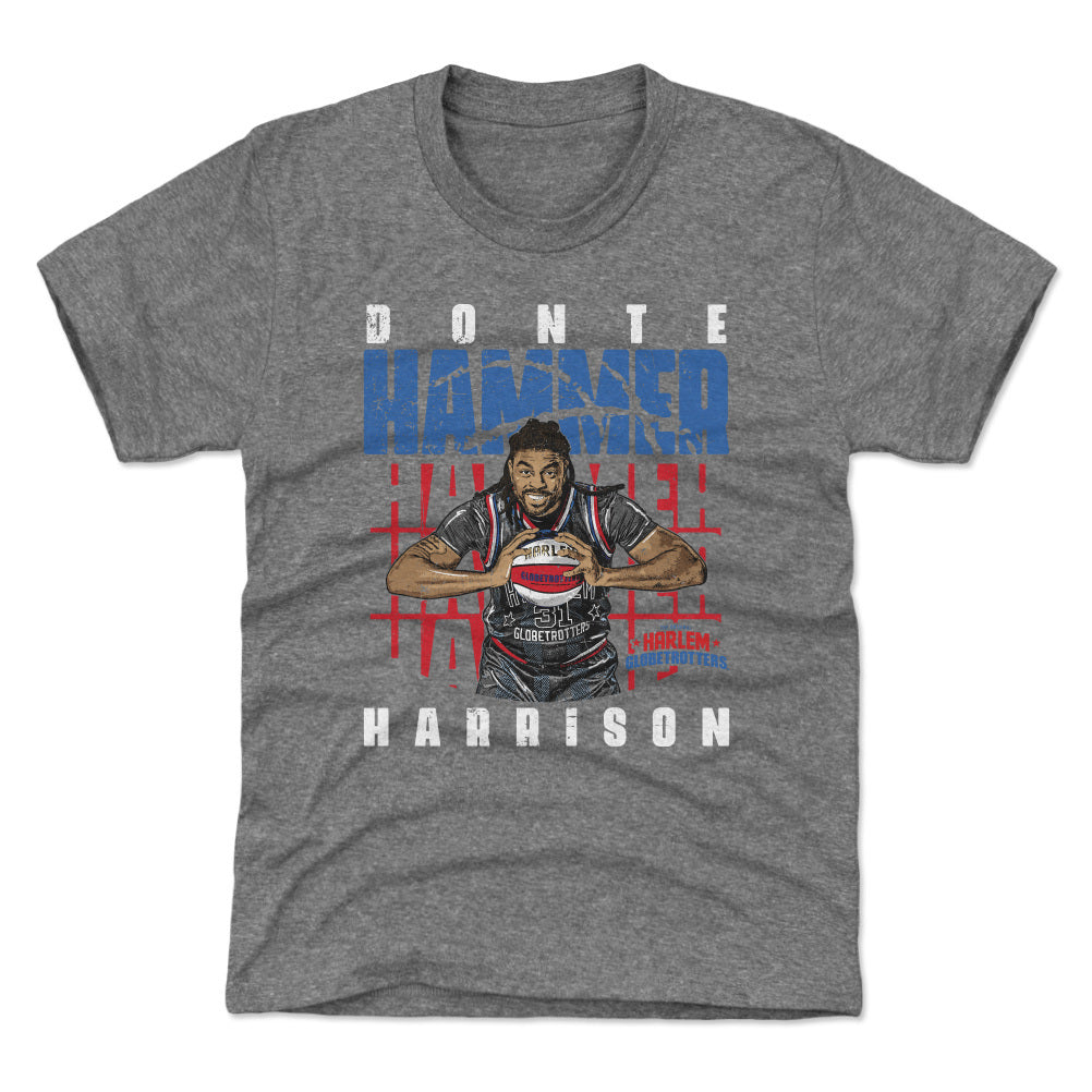 Hammer Harrison Harlem Globetrotters Pose WHT