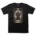 Libra Tarot Card T-Shirt, Gothic Astrology Scales Graphic Tee, Mystic Celestial Shirt