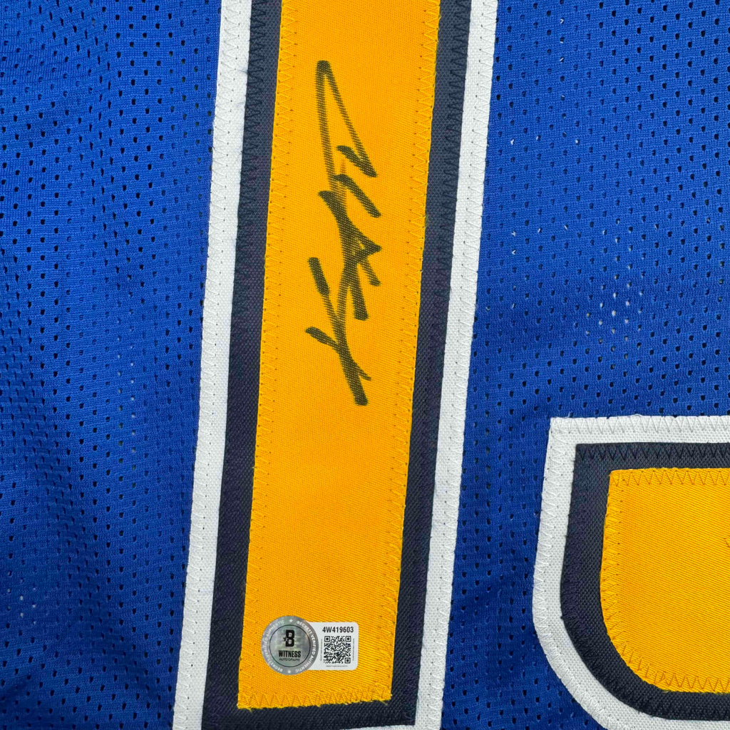 Autographed/Signed Keenan Allen Los Angeles LA Color Rush Blue Football Jersey Beckett BAS COA