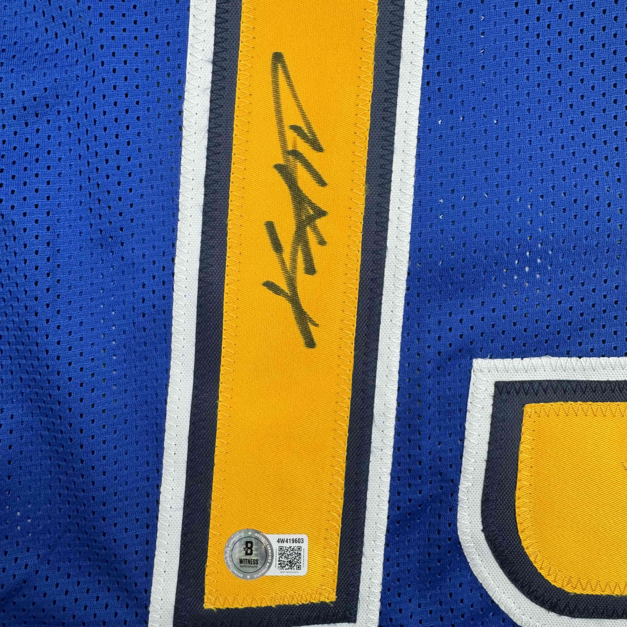 Autographed/Signed Keenan Allen Los Angeles LA Color Rush Blue Football Jersey Beckett BAS COA