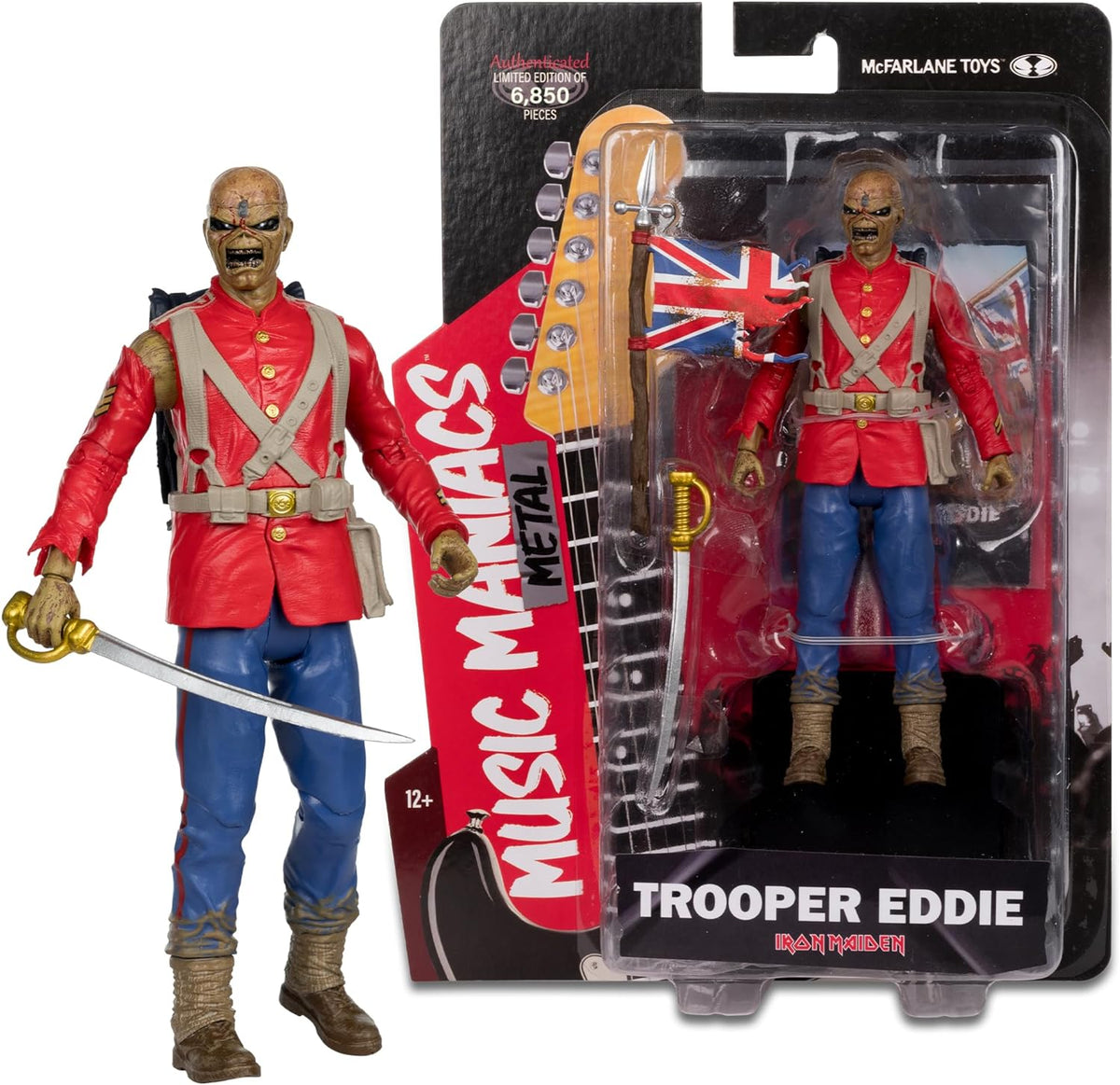 McFarlane Music Maniacs Iron Maiden Eddie Action Figure Limited Edition