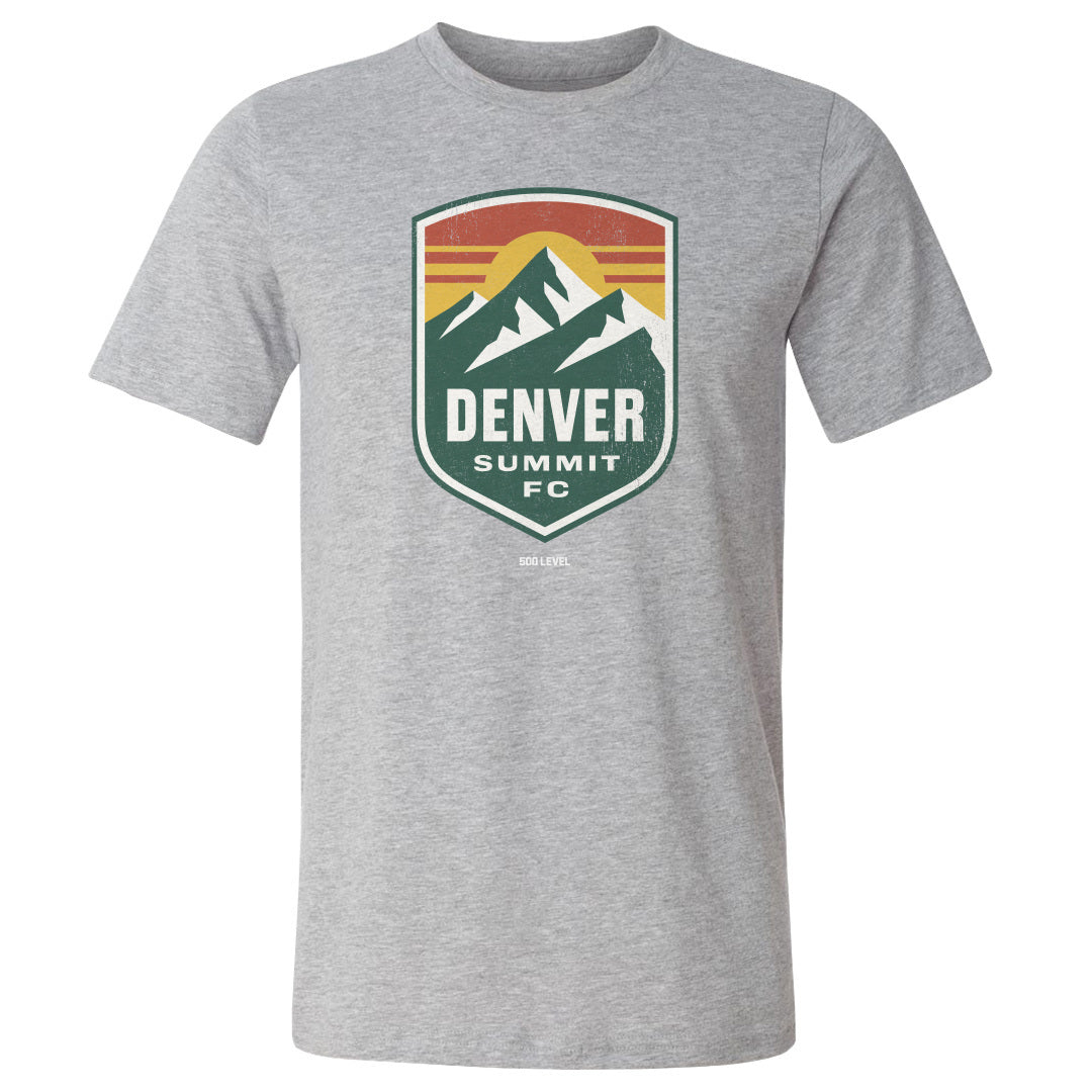 Denver Summit FC Vintage Primary Logo Gray WHT