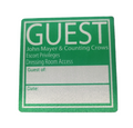John Mayer & Counting Crows 2003 Guest Backstage Pass OTTO