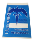 Queensryche Electric Shockwave 1999 Tour Backstage Pass OTTO Blue