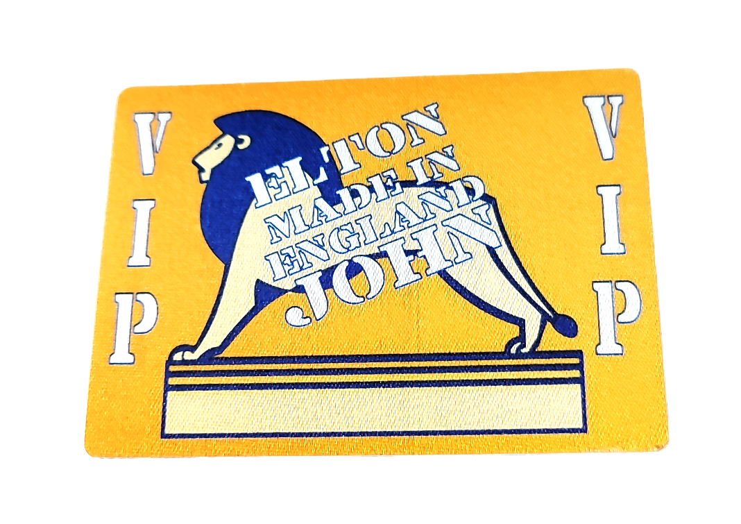 Elton John Made in England Tour 1995 VIP Backstage Pass