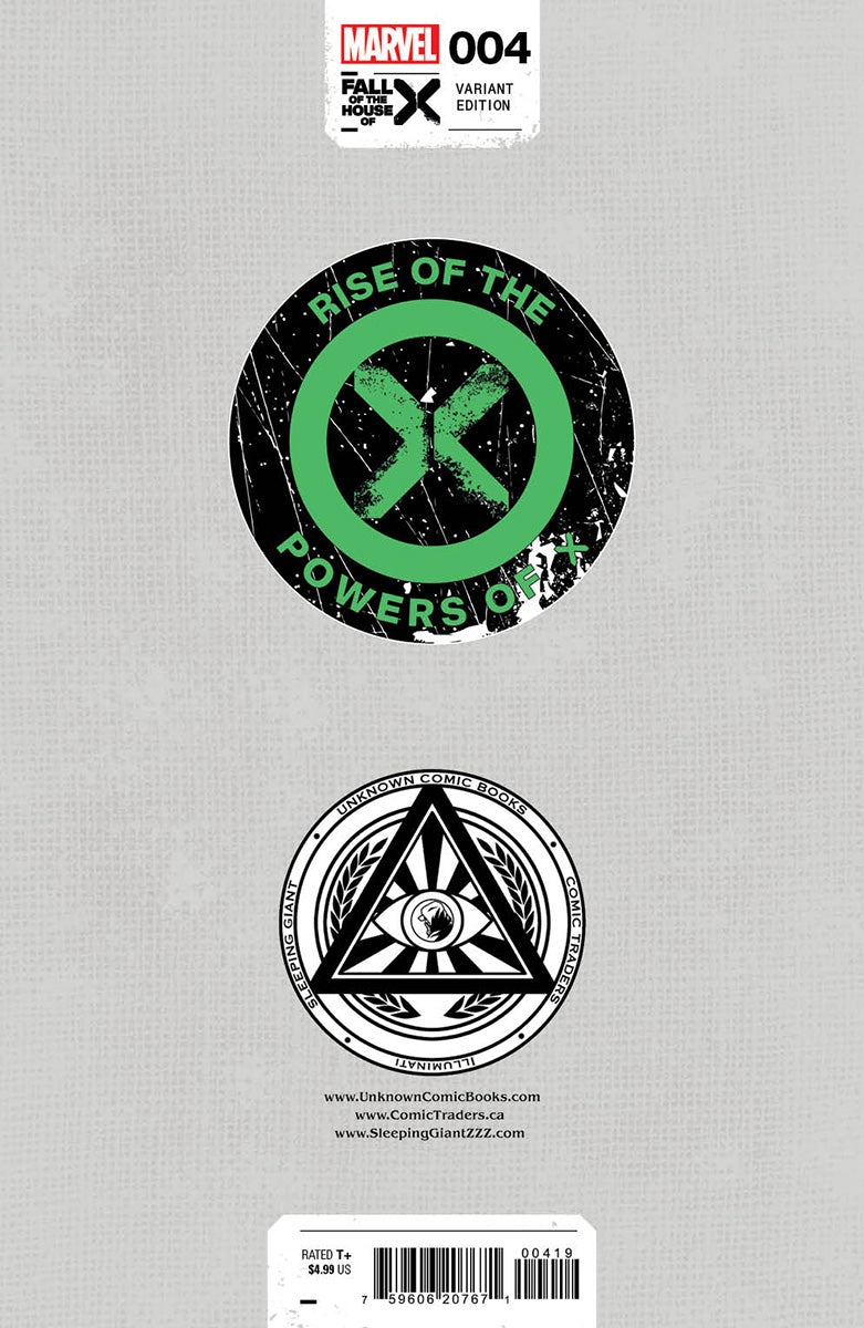 [Signed by Kaare Andrews] RISE OF THE POWERS OF X #4 UNKNOWN COMICS KAARE ANDREWS EXCLUSIVE VIRGIN VAR [FHX] [IN STOCK]