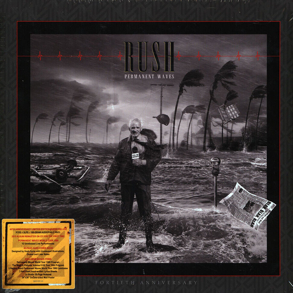 RUSH Permanent Waves - 40th Anniversary Ltd Edition 2CDs 3LPs Super Deluxe