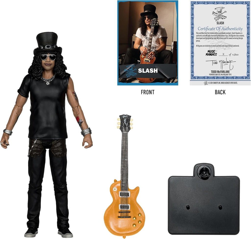McFarlane Music Maniacs Slash Action Figure Limited Edition