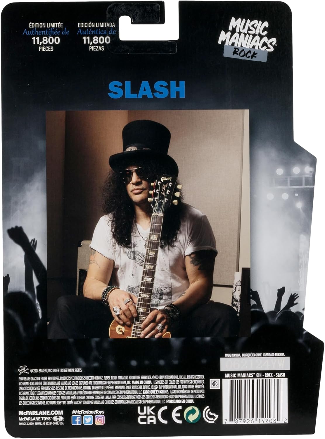 McFarlane Music Maniacs Slash Action Figure Limited Edition