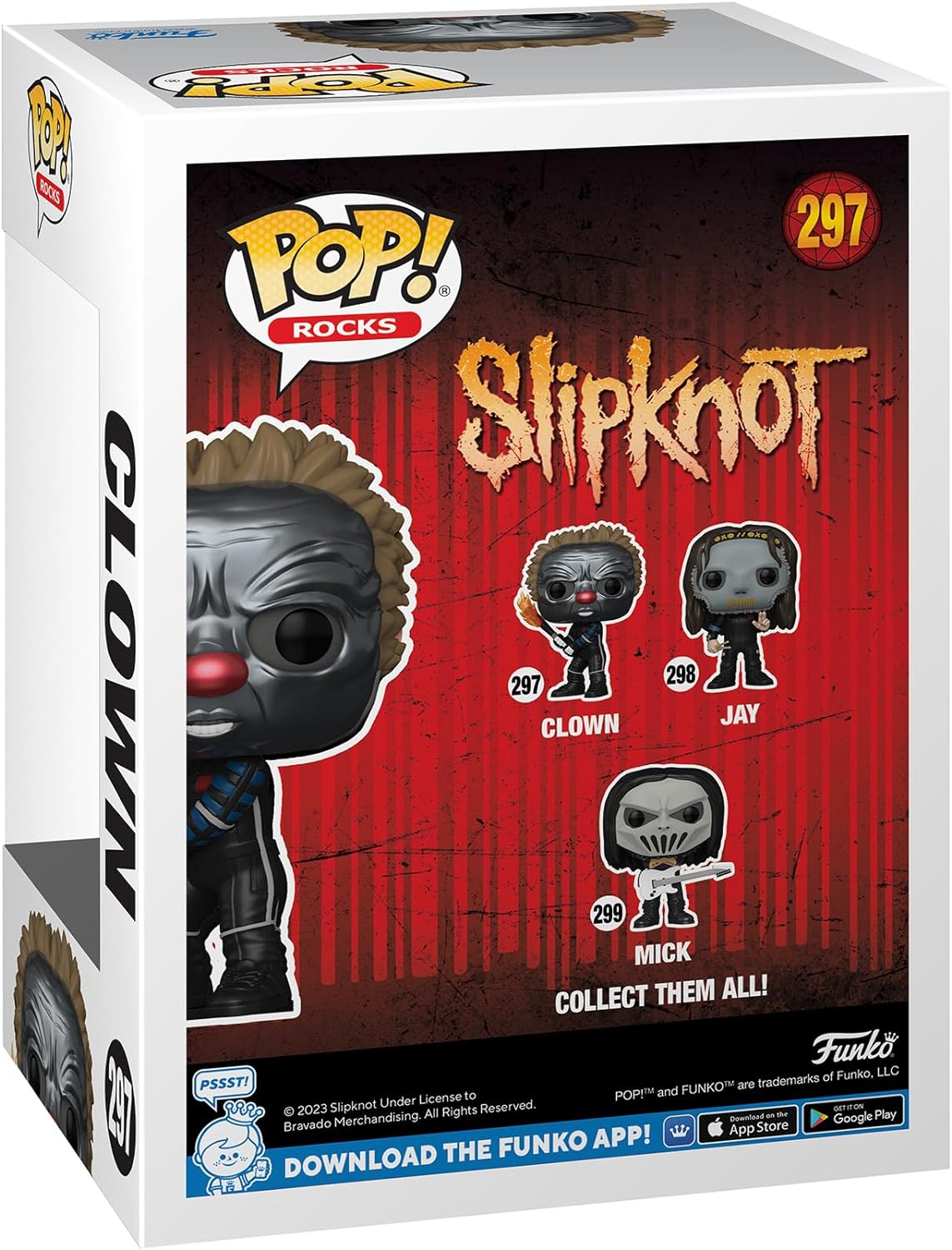 Funko Pop Rocks - Slipknot Clown #297