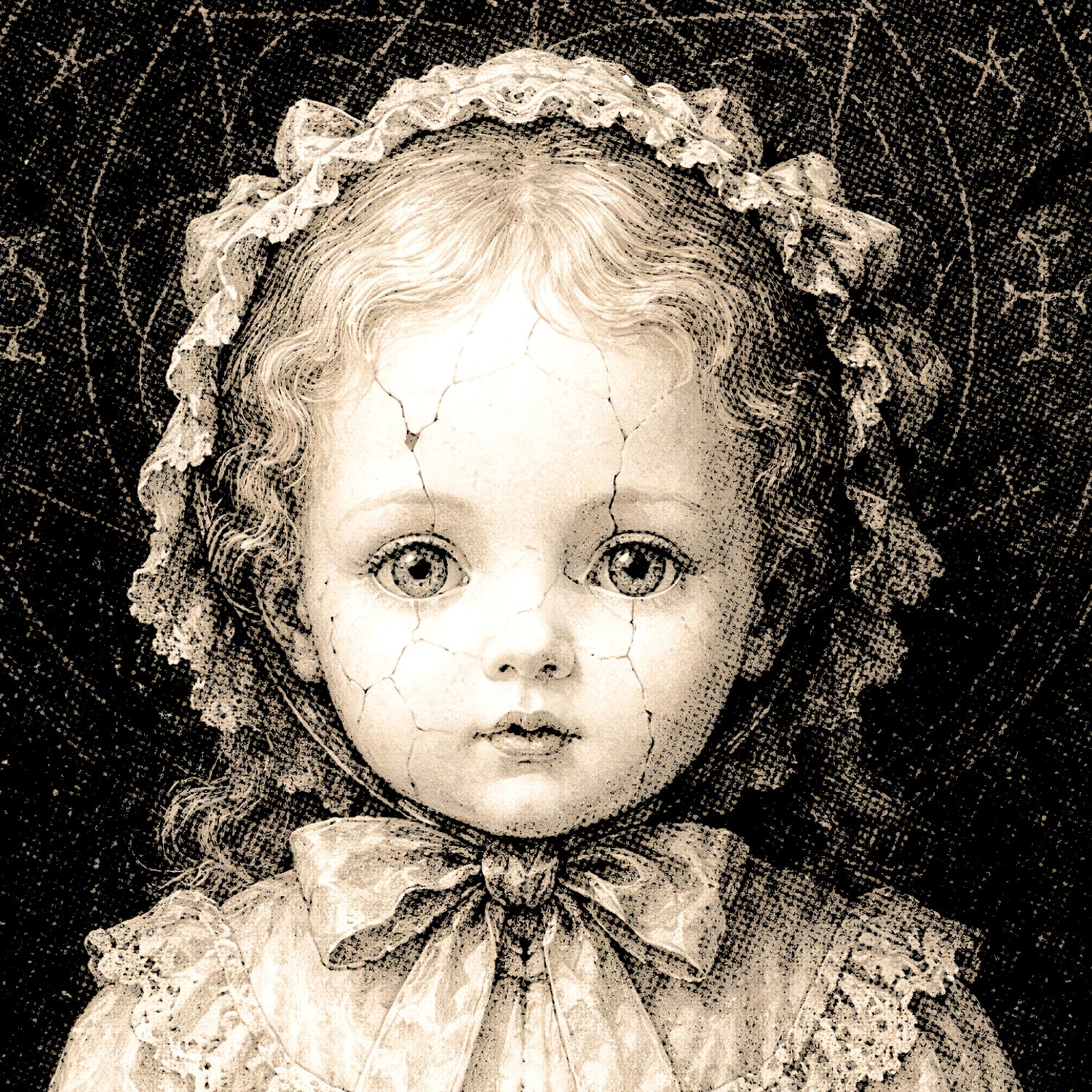 The Innocent Tarot Haunted Doll T-Shirt | Gothic Victorian Horror Graphic Tee