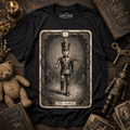 The March | Gothic Toy Soldier T-Shirt | Dark Tarot Card Graphic Tee | Victorian Horror Apparel