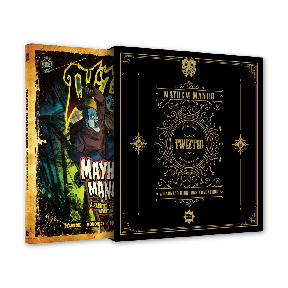 Twiztid: Mayhem Manor - Signed Graphic Novel (Platinum Edition) +Vinyl +Cards Bundle