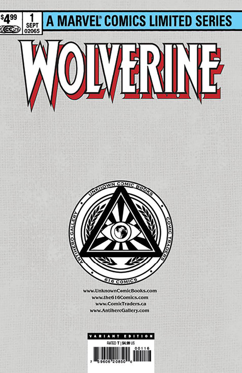 [Signed by Kaare Andrews] WOLVERINE BY CLAREMONT & MILLER #1 FACSIMILE EDITION [NEW PRINTING] UNKNOWN COMICS KAARE ANDREWS EXCLUSIVE VIRGIN VAR [IN STOCK]