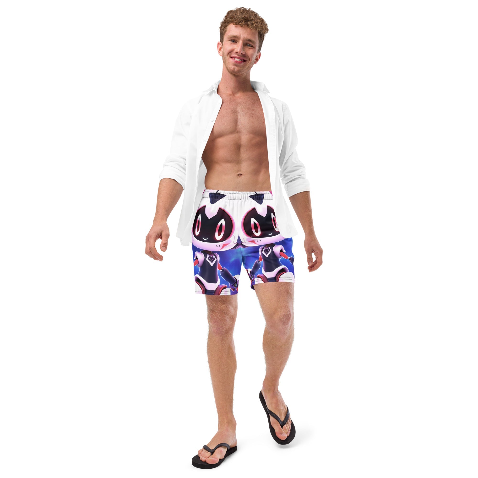Cyber Friend Swim Trunks