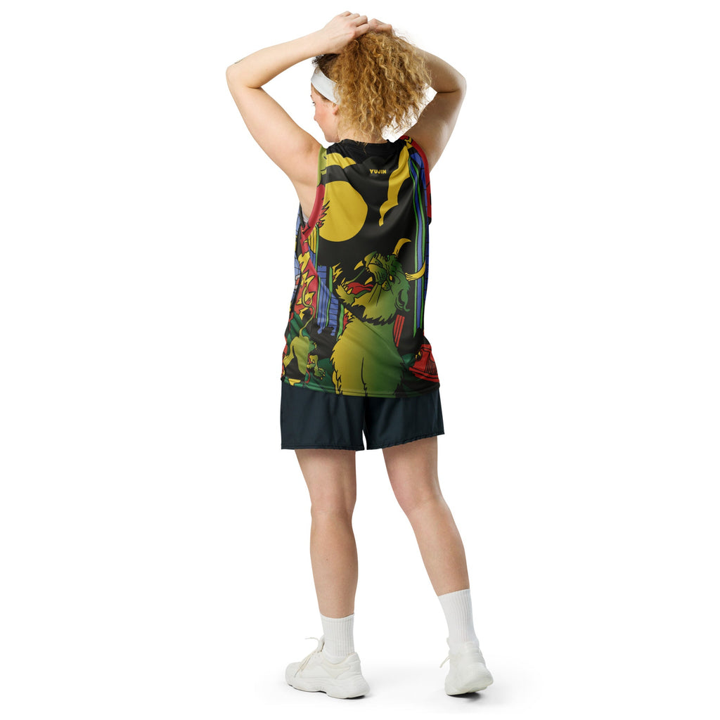Devil Cat Recycled Basketball Jersey