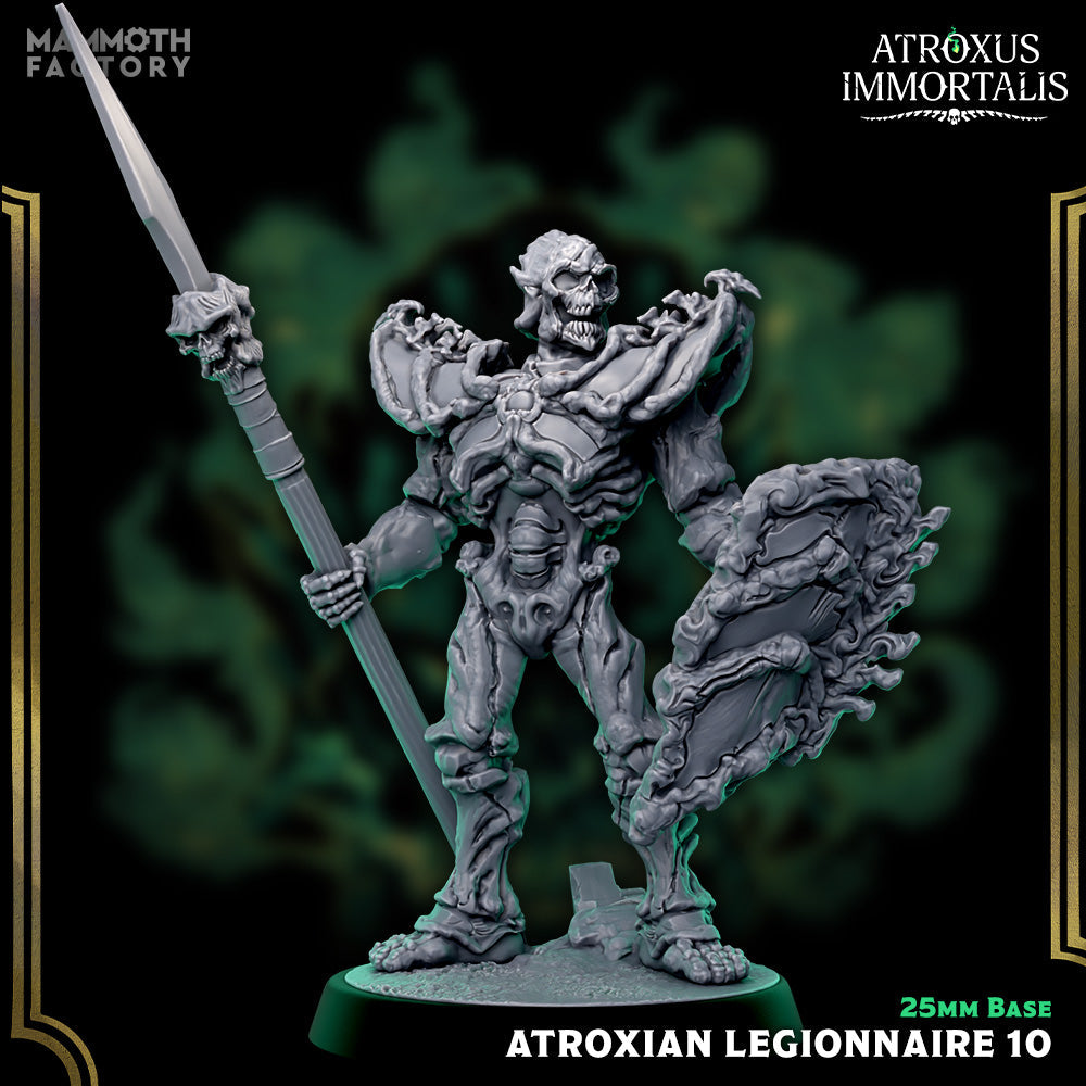 Atroxian Legionnaire: Sculpt 10 (Skeleton Warrior)