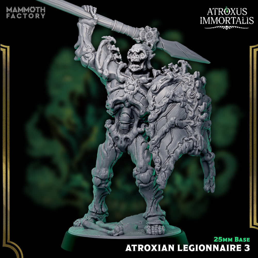 Atroxian Legionnaire: Sculpt 3 (Skeleton Warrior)