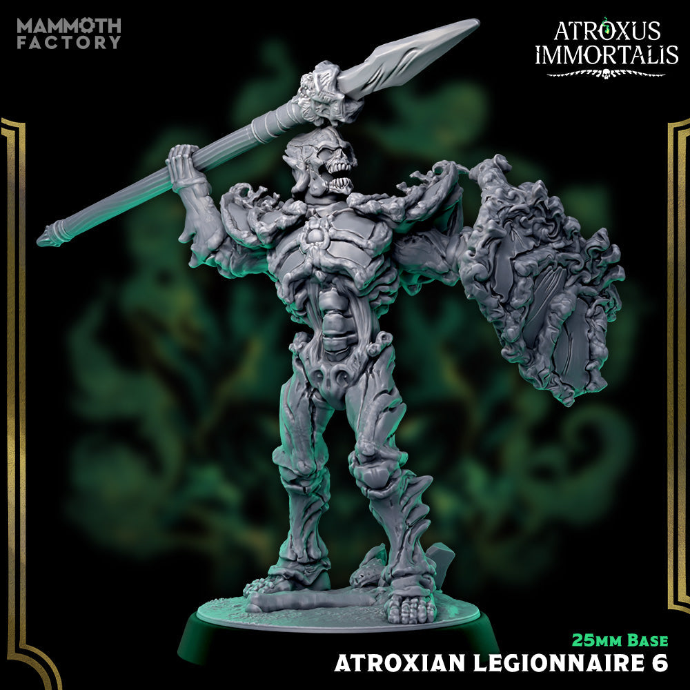 Atroxian Legionnaire: Sculpt 6 (Skeleton Warrior)