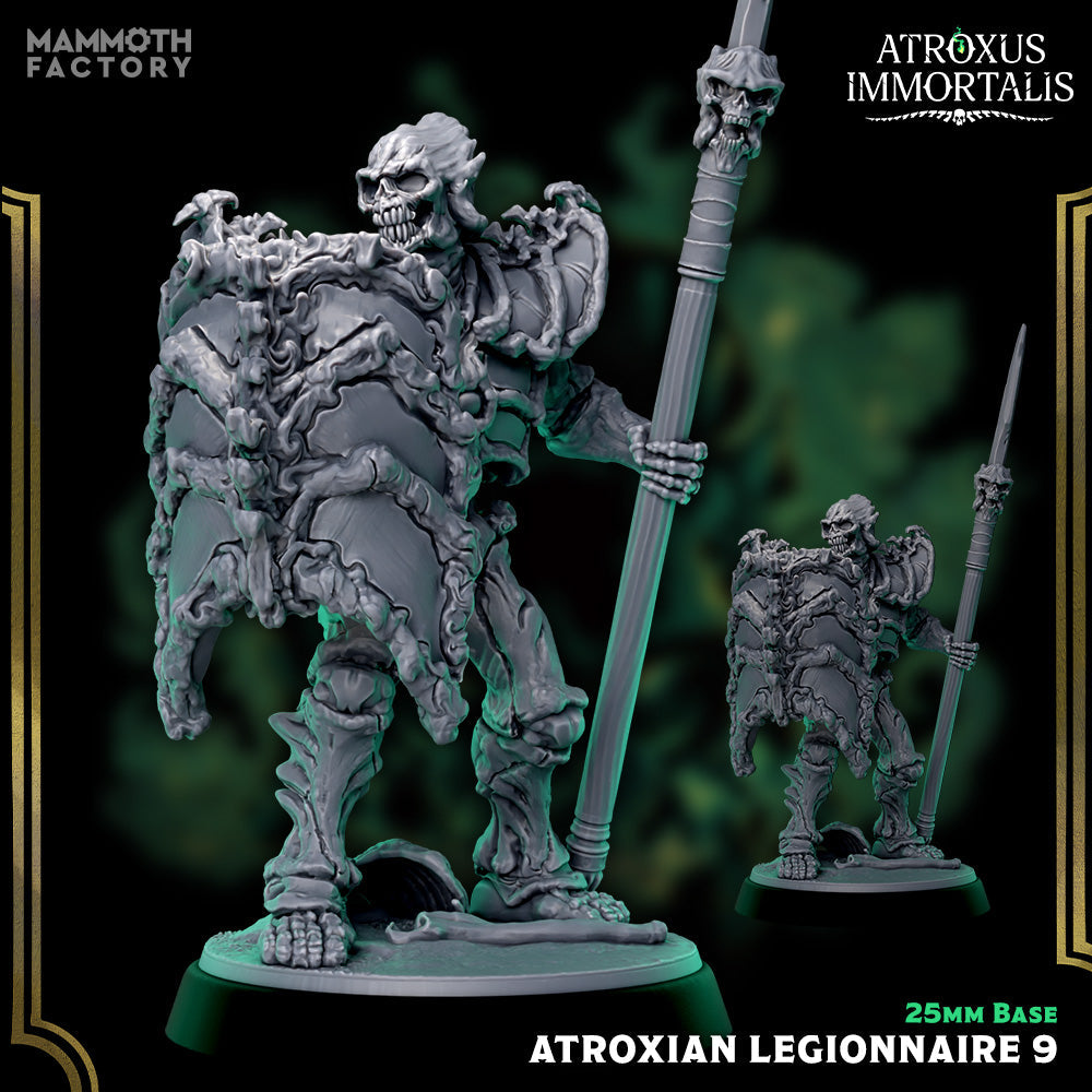 Atroxian Legionnaire: Sculpt 9 (Skeleton Warrior)
