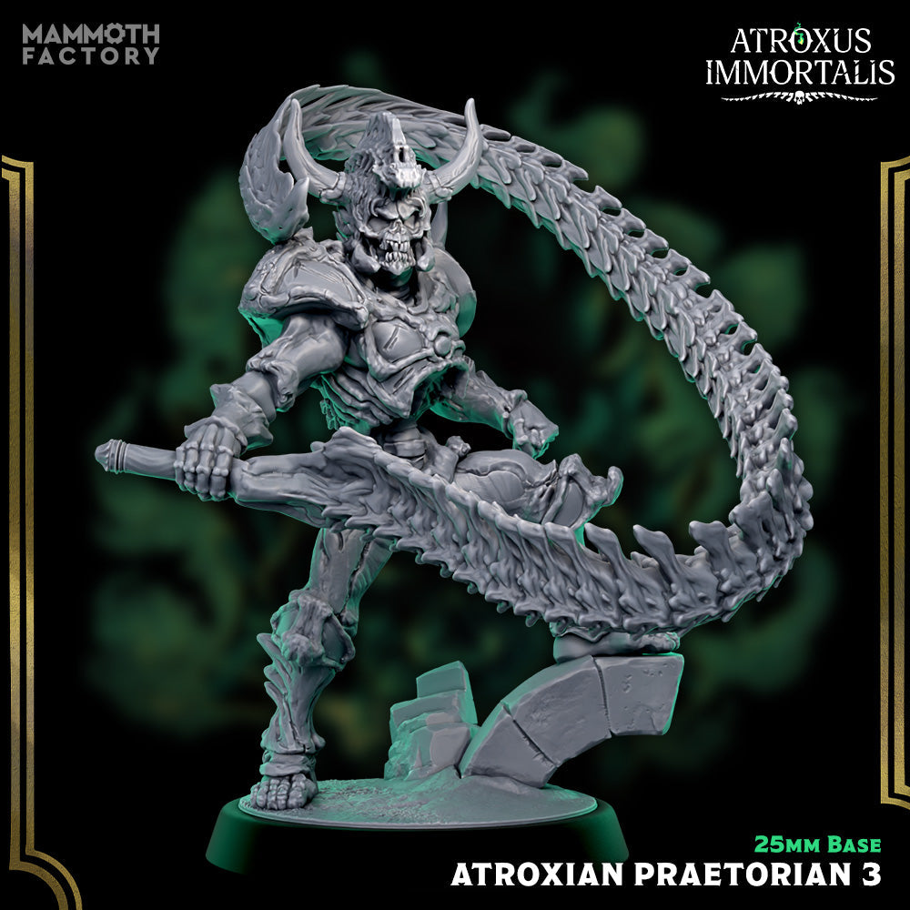 Atroxian Praetorian: Sculpt 3 (Skeleton Warrior)