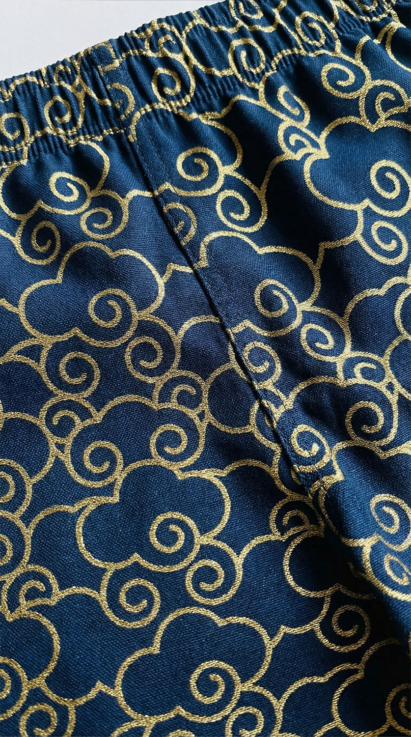 Japanese Clouds Swim Trunks