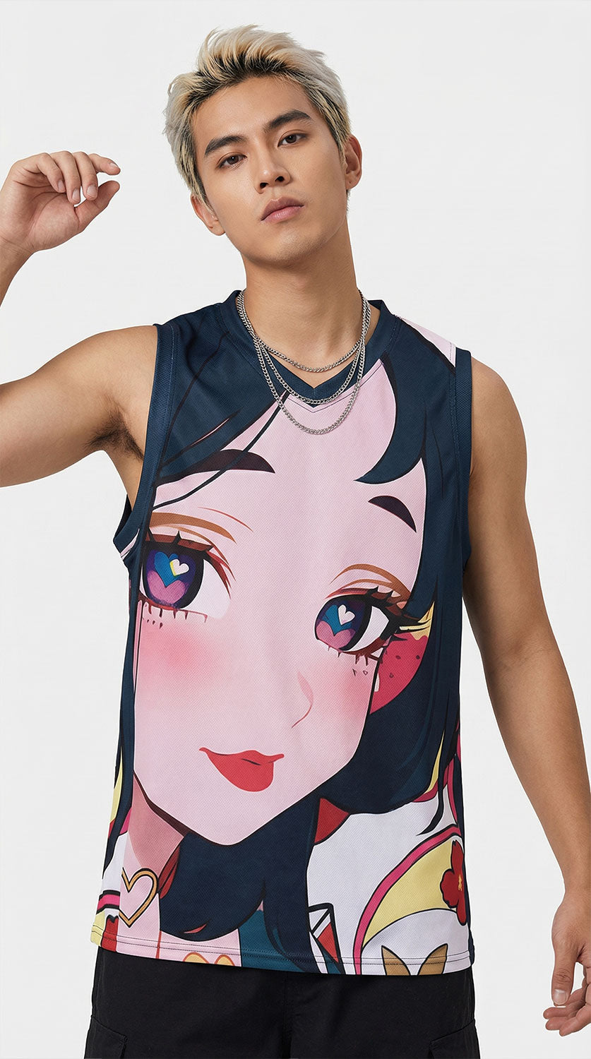 Deeply In Love Recycled Basketball Jersey