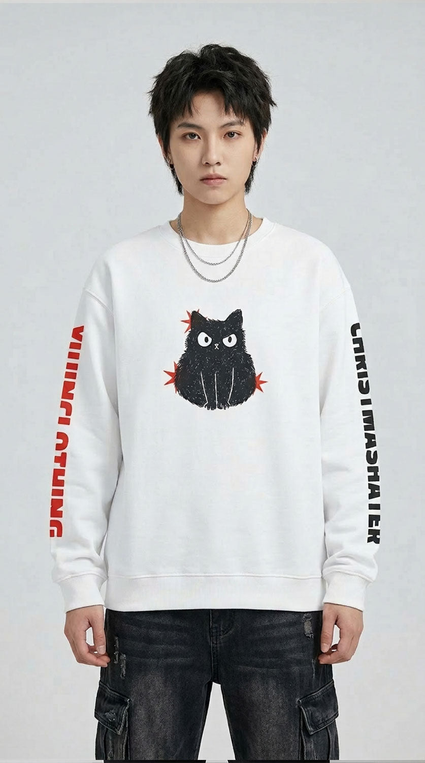 Christmas Hater Cat Sweatshirt