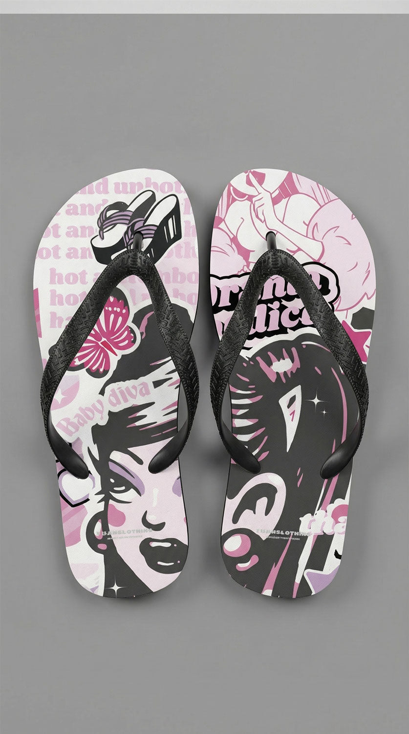 Drama Addict Flip-Flops