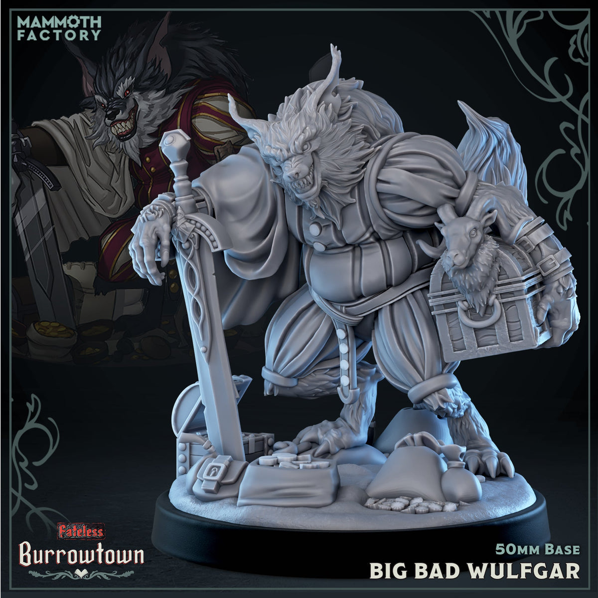 Big Bad Wulfgar (Male Werewolf Noble)