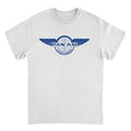 Pan Am Clipper Stewardess Blue Print White T-Shirt
