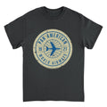 Pan Am 1927 World Airways Plane Badge Logo Black T-Shirt