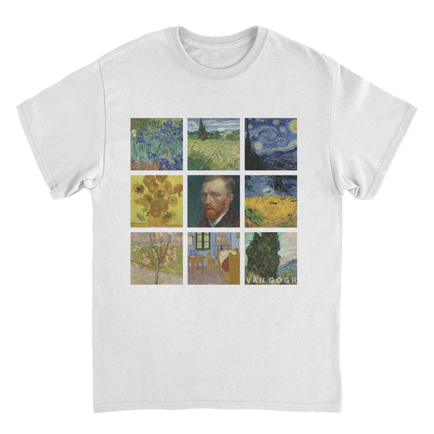 Classic Paintings Van Gogh Collection White T-Shirt
