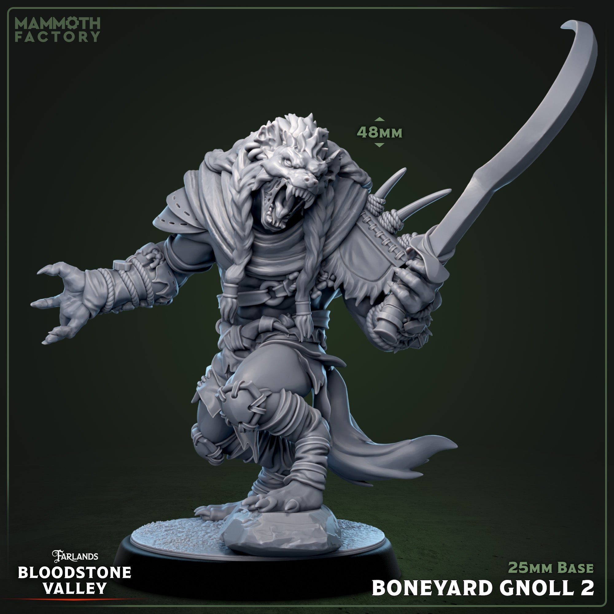 Boneyard Gnoll: Sculpt 2