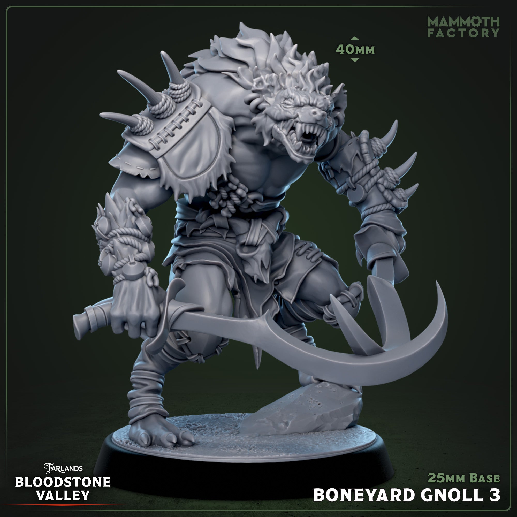 Boneyard Gnoll: Sculpt 3