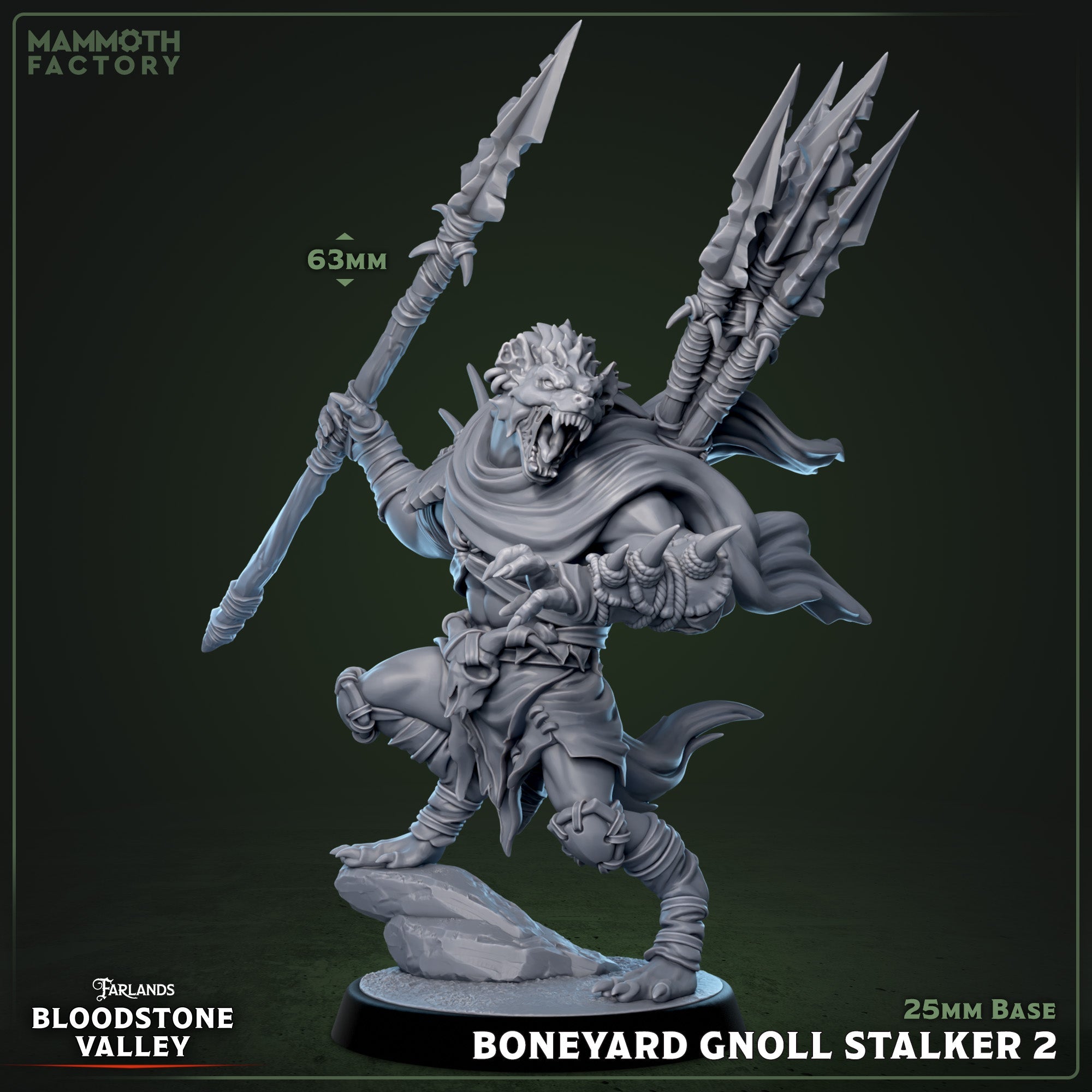 Boneyard Gnoll Stalker: Sculpt 2