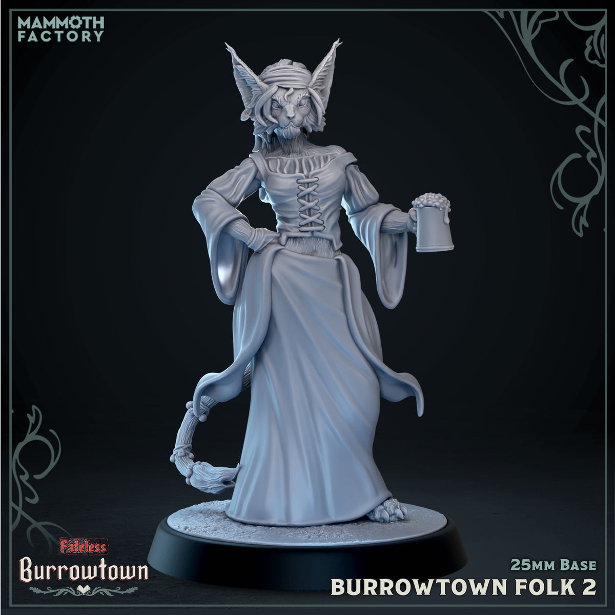 Burrowtown Folk: Sculpt 2 (Female Tabaxi Villager)