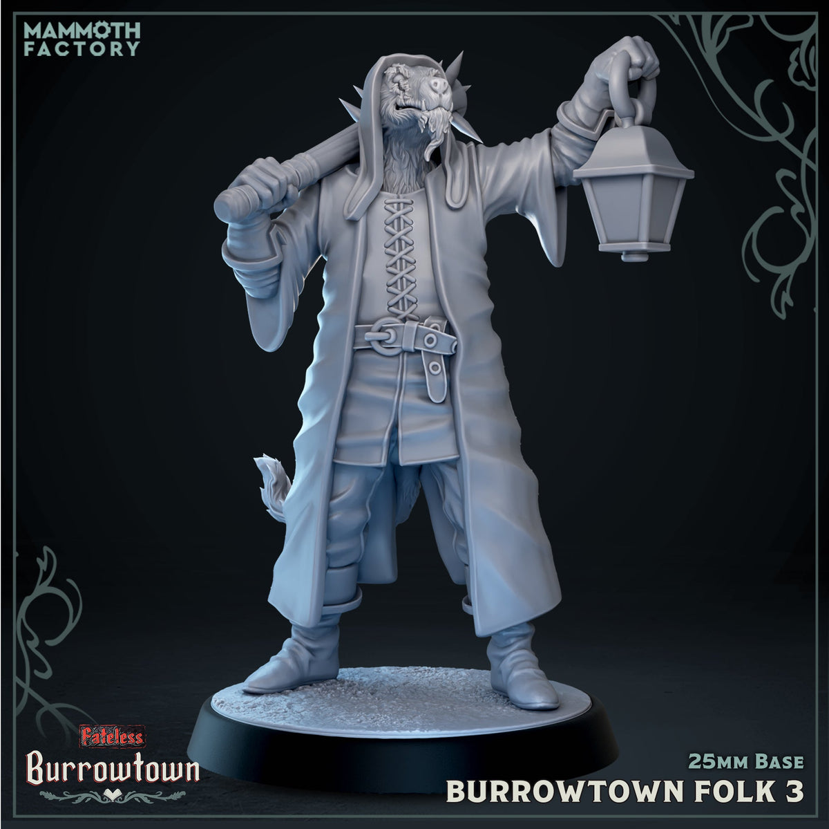 Burrowtown Folk: Sculpt 3 (Male Lupin Villager)