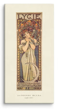 Alphonse Mucha Lygie 1901 Canvas Print (16" X 32")