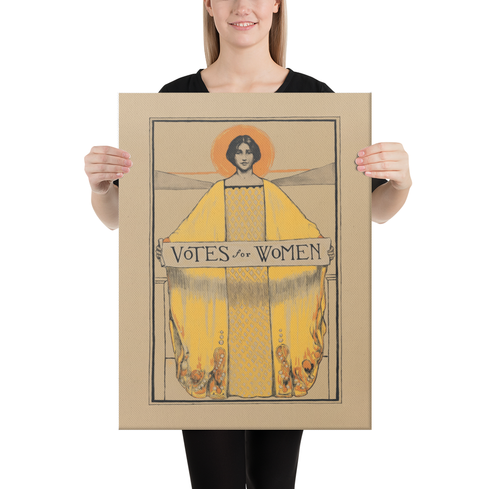 Bertha Margaret Boye Votes For Women 1913 Canvas Print (18" X 24")