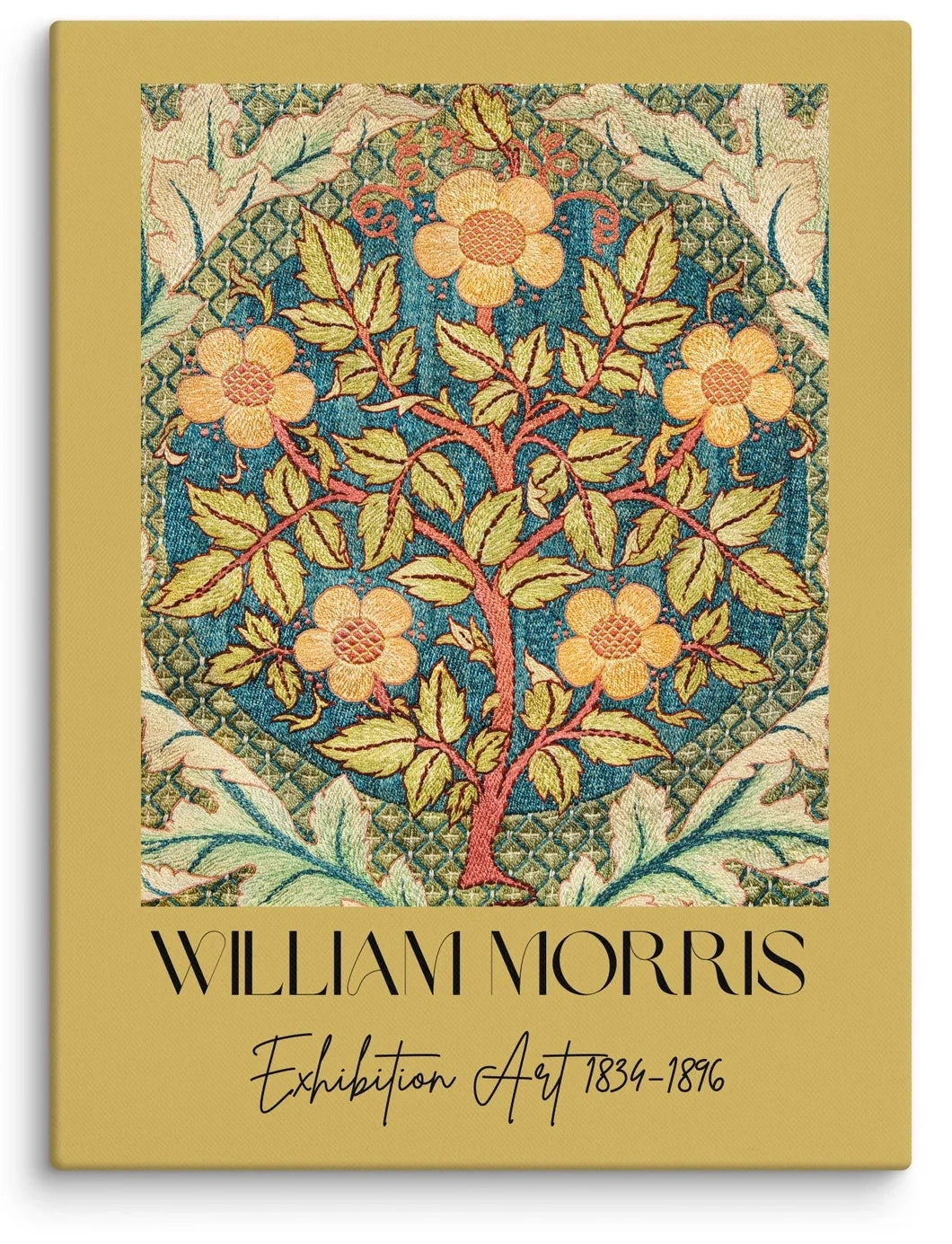 William Morris Exhibition Art 1834-1896 Canvas Print (18" X 24")