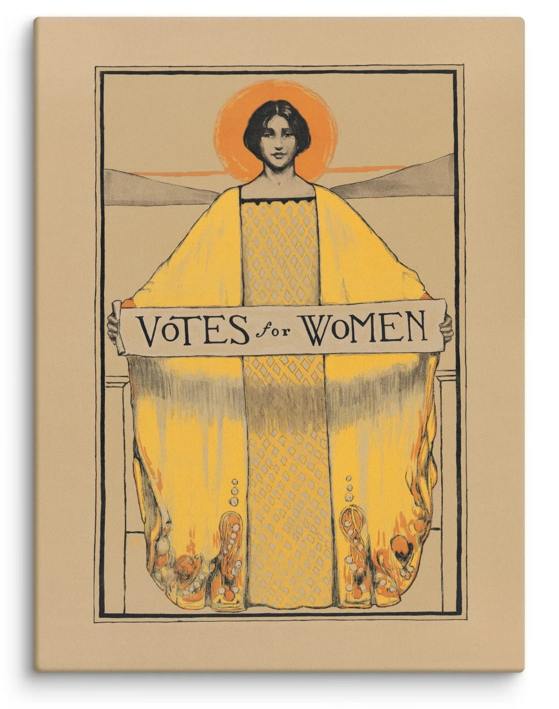Bertha Margaret Boye Votes For Women 1913 Canvas Print (18" X 24")