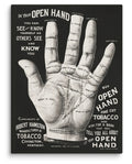 R.J. Killick Open Hand 1887 Canvas Print (18" X 24")