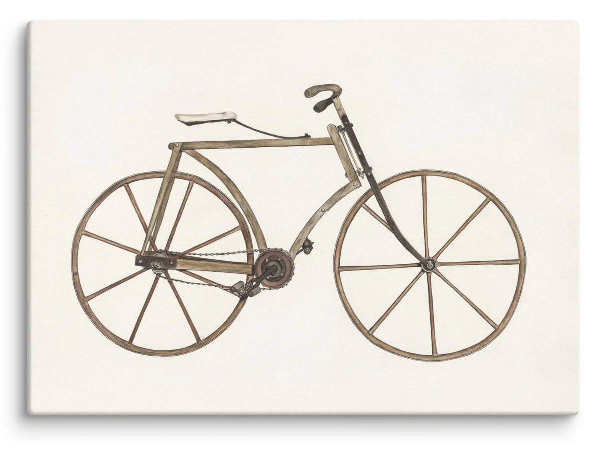 Marjorie Lee Bicycle c. 1937 Canvas Print (28" X 20")