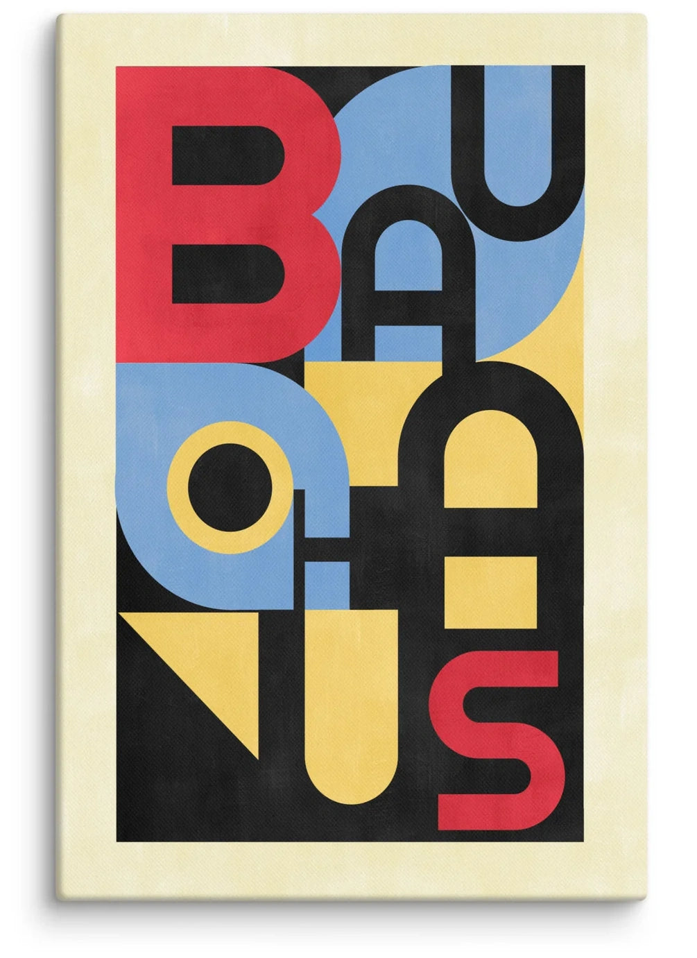 The Typography Canvas Print (24" X 36")