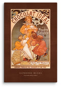 Alphonse Mucha Chocolat Idéal Canvas Print 1860 (24" X 36")