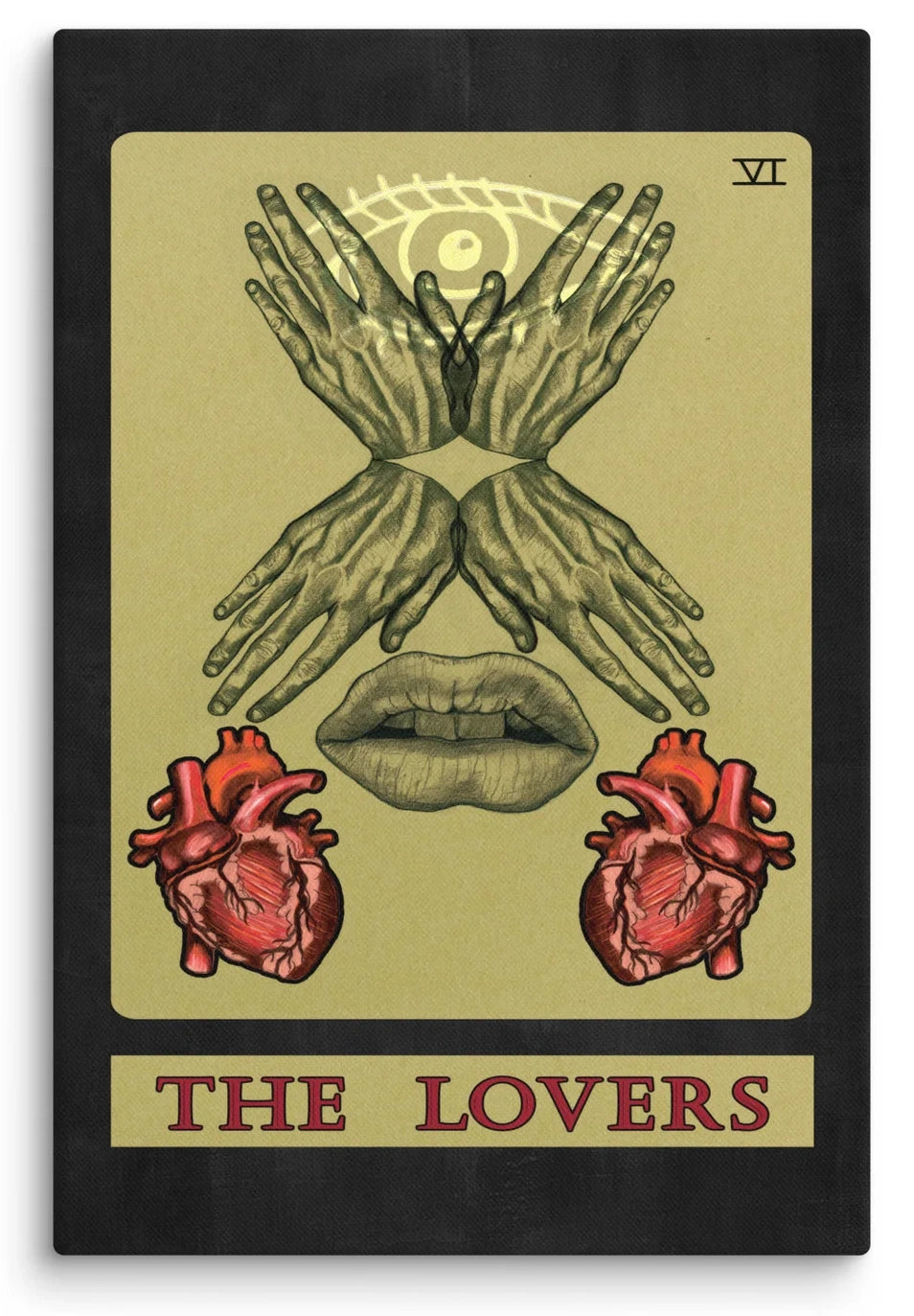 The Lovers Canvas Print (24" X 36")
