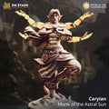 Caryian, Monk of the Astral Sun (Male Sun Elf Monk)